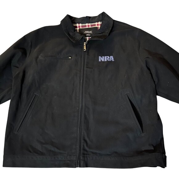 Burk’s Bay Other - Burk’s Bay NRA Logo Jacket 3XL Flannel Lined Workwear Used